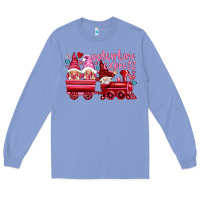 Colony Blue valentines express with gnomies Long Sleeve Tee - NancyCooperArtShop