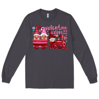Smoke valentines express with gnomies Long Sleeve Tee - NancyCooperArtShop