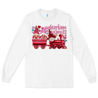White valentines express with gnomies Long Sleeve Tee - NancyCooperArtShop