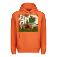 Carrot camping is my happy place Premium Hoodie - TumblerDesignByShophia
