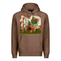 Chestnut camping is my happy place Premium Hoodie - TumblerDesignByShophia