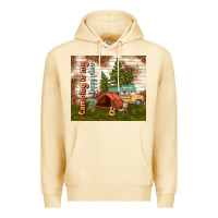 Pina Colada camping is my happy place Premium Hoodie - TumblerDesignByShophia