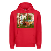 Red camping is my happy place Premium Hoodie - TumblerDesignByShophia