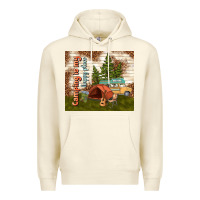 Sandshell camping is my happy place Premium Hoodie - TumblerDesignByShophia