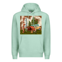 Seafoam camping is my happy place Premium Hoodie - TumblerDesignByShophia