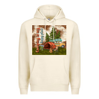 Tofu camping is my happy place Premium Hoodie - TumblerDesignByShophia