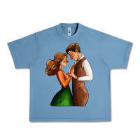 Pebble Blue valentines day couple Urban Heavy Tee - AdoDesignShop