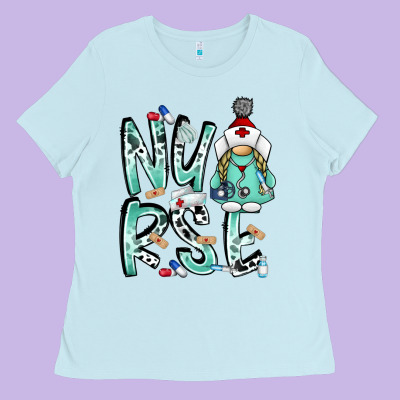 Nurse Ladies Tee Designed By Racoondesign