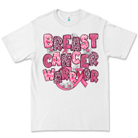 White breast cancer warrior Premium Tee - JahusDesignShop