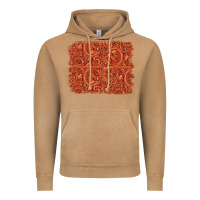 Vintage Camel serape turquoise  leather background Vintage Hoodie - Jasminsmagicworld