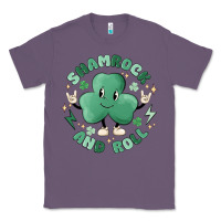Lavender shamrock and roll Classic Tee - MaliasSmallBusiness