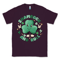 Plum shamrock and roll Classic Tee - MaliasSmallBusiness