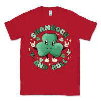Red shamrock and roll Classic Tee - MaliasSmallBusiness