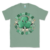 Sage shamrock and roll Classic Tee - MaliasSmallBusiness