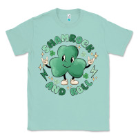 Seafoam shamrock and roll Classic Tee - MaliasSmallBusiness