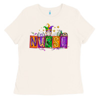 Bone nurse mardi gras Ladies Tee - RacoonDesign