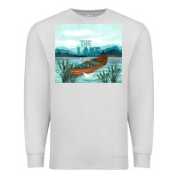Dove Grey the lake is my happy place Premium Sweatshirt - TumblerDesignByShophia