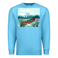 Ocean Blue the lake is my happy place Premium Sweatshirt - TumblerDesignByShophia