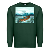 Sports Green the lake is my happy place Premium Sweatshirt - TumblerDesignByShophia