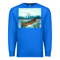 True Royal the lake is my happy place Premium Sweatshirt - TumblerDesignByShophia