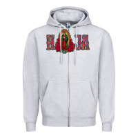 Heather Grey Hija Lady of Guadalupe Zipper Hoodie - Bettercallsaul
