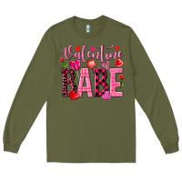 Army Green valentine babe Long Sleeve Tee - NancyCooperArtShop