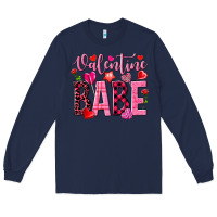 Navy valentine babe Long Sleeve Tee - NancyCooperArtShop