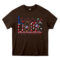 Chocolate Brown home of the free Heavy Core Tee - RacoonDesign