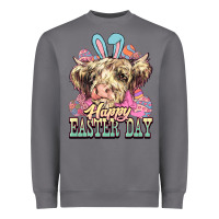 Storm Easter Day Cow Heavyweight Sweatshirt - NancyCooperArtShop