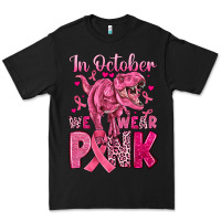 Black in october we wear pink dinosaur Premium Tee - JahusDesignShop