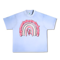 Grape Ice breast cancer  rainbow Urban Heavy Tee - MaliasSmallBusiness