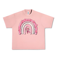 Salmon breast cancer  rainbow Urban Heavy Tee - MaliasSmallBusiness