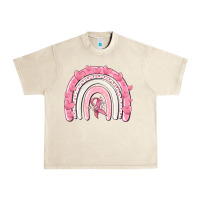 Sandshell breast cancer  rainbow Urban Heavy Tee - MaliasSmallBusiness