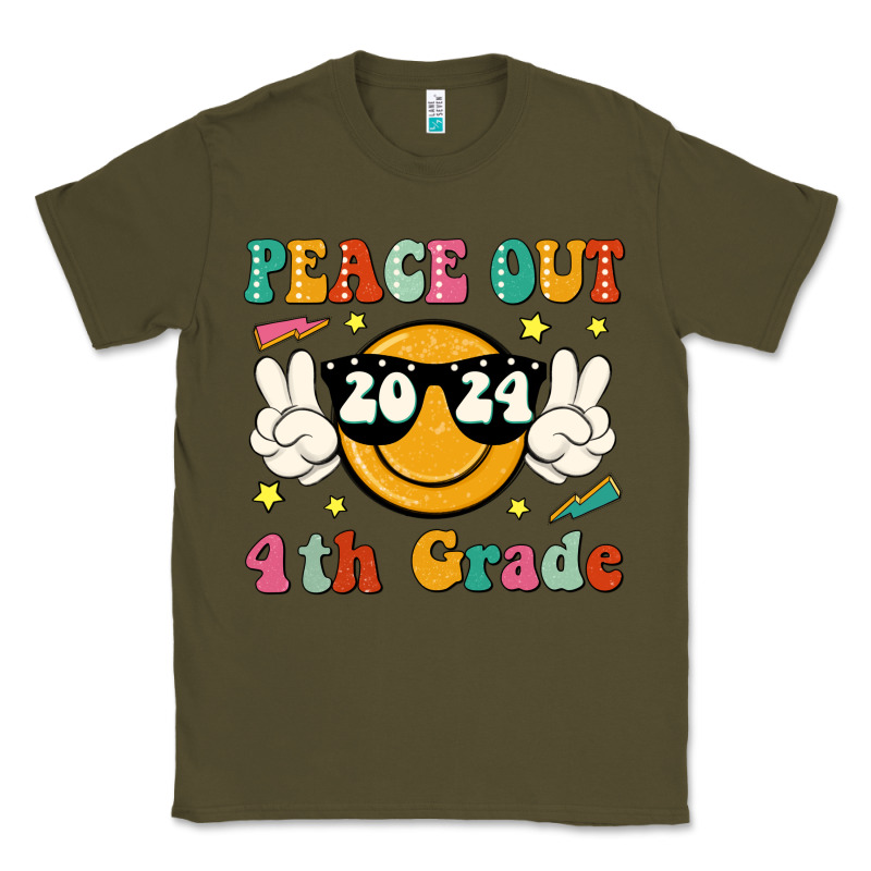 Peace Out 2024 4th Grade Classic Tee by JahusDesignShop | Teevron