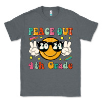Charcoal Heather peace out 2024 4th grade Classic Tee - JahusDesignShop