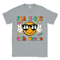 Heather Grey peace out 2024 4th grade Classic Tee - JahusDesignShop