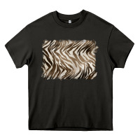Asphalt brown zebra pattern background Heavy Core Tee - BarkalooDesign