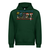 Forest Green It's the guts and it's the glory a hundred stripes Urban Hoodie - FaDigitalArtStudio
