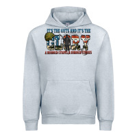 Heather Grey It's the guts and it's the glory a hundred stripes Urban Hoodie - FaDigitalArtStudio