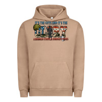 Pigment Burro It's the guts and it's the glory a hundred stripes Urban Hoodie - FaDigitalArtStudio