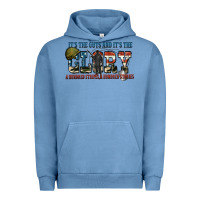 Pigment Pebble Blue It's the guts and it's the glory a hundred stripes Urban Hoodie - FaDigitalArtStudio