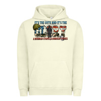 Pigment Pistachio It's the guts and it's the glory a hundred stripes Urban Hoodie - FaDigitalArtStudio