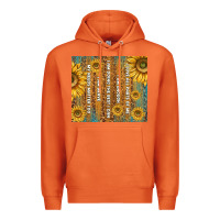 Carrot self reminders with sunflowers Premium Hoodie - TumblerDesignByShophia