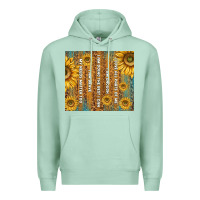Seafoam self reminders with sunflowers Premium Hoodie - TumblerDesignByShophia