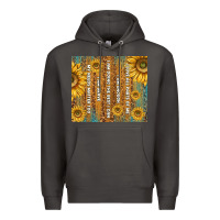 Smoke self reminders with sunflowers Premium Hoodie - TumblerDesignByShophia