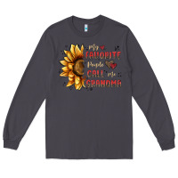 Smoke my favorite people call me grandma Long Sleeve Tee - MaliasSmallBusiness