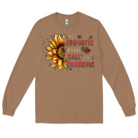 Toasted Coconut my favorite people call me grandma Long Sleeve Tee - MaliasSmallBusiness
