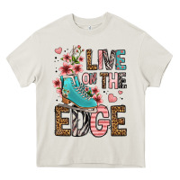 Cream live on the edge ice skating Heavy Core Tee - FaDigitalArtStudio