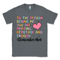 Charcoal Heather to the person behind me Classic Tee - MaliasSmallBusiness