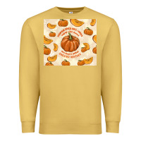 Antique Gold pumpkin spice fall leaves Premium Sweatshirt - TumblerDesignByShophia